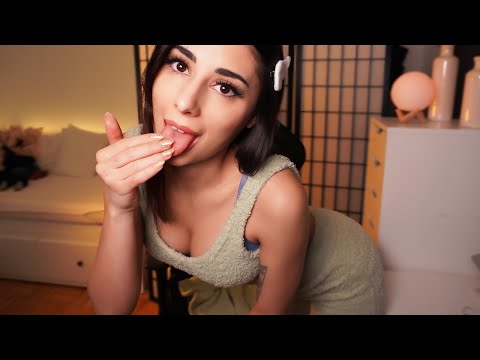 ASMR Spit Painting all over YOU! 🤫 (NEW TRIGGER, tingly personal attention, face touching)