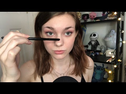 ASMR | Tracing My Face & Yours ✨ | Visual Triggers, Mouth Sounds, Whispering