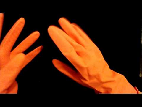 ASMR Request | Crinkly Rubber Gloves (Whisper)