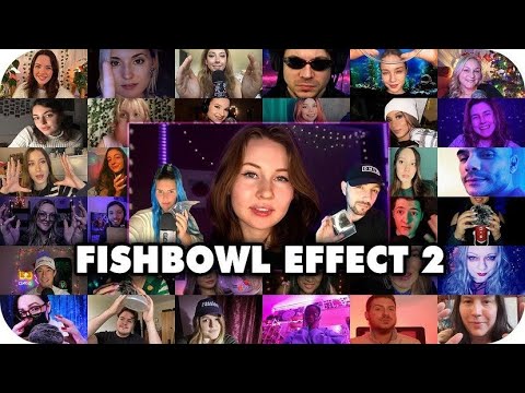 ASMR~Fishbowl Effect Inaudible Mouth Sounds With Friends Pt. 2 🐠🥣