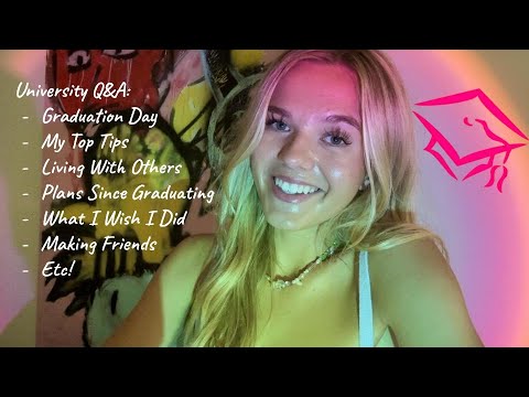 ASMR For Charity 🎓 University Q&A