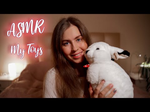 [ASMR] My Collection Of Soft Toys | Show & Brush
