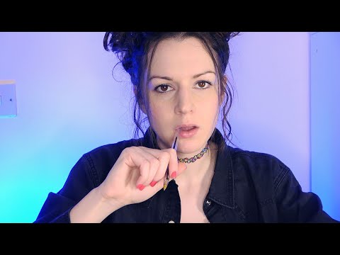 ASMR Annoying Girl in Class - Writing and Paper sounds