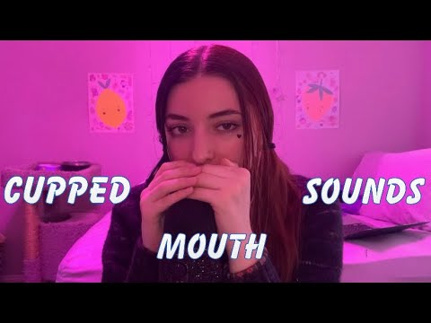 ASMR | Cupped Wet Mouth Sounds ♡