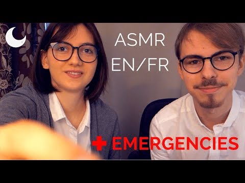 ASMR Binaural FR/EN - French emergencies 🏥 english subtitles available