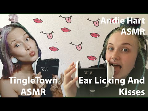 ASMR Ear Licking 👅 And Kisses 💋 With TingleTown ASMR ✨