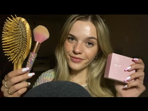 ASMR Your Favourite Triggers 🐚 (wooden hairbrush, spoolie nibbles, personal attention, etc)