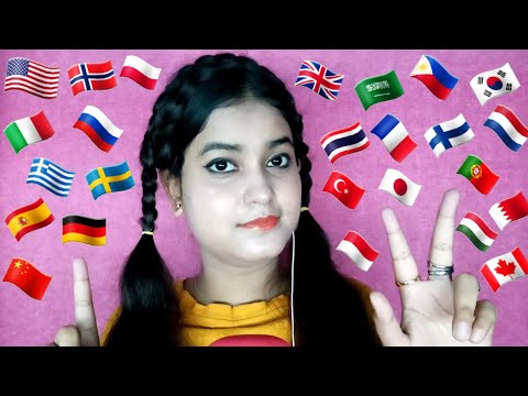 ASMR Counting You Down To Sleep In 25 Different Languages