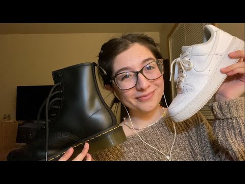 ASMR Shoe Tapping And Scratching👟