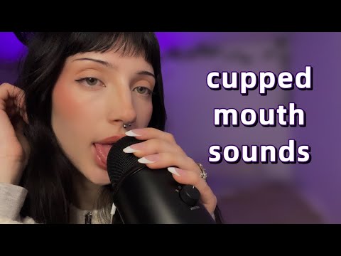 ASMR ⟡ ♥︎ 10 min of cupped mouth sounds (no talking)