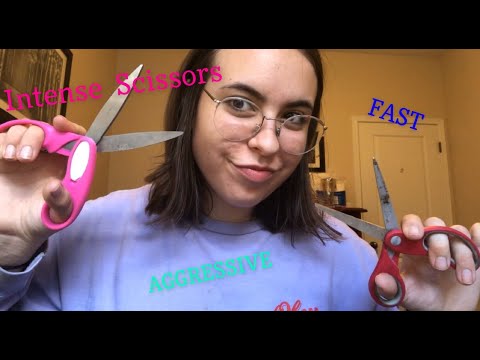 Intense Scissors ASMR (Cutting and Destroying)