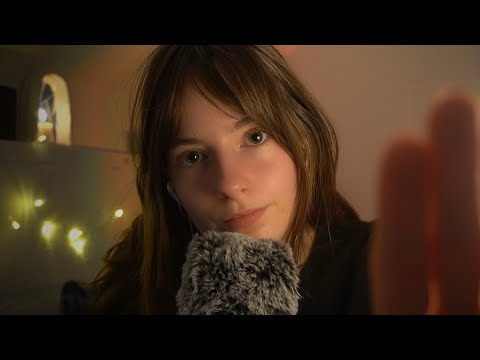 ASMR | Whispers and Rambling, Ocean Sounds, Fluffy Mic, Meditation, Visual Triggers 🌜