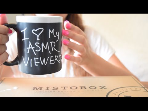 ASMR Relaxing Binaural Unboxing and a Thunderstorm. Crinkles, Coffee Beans, Tapping. Mistobox