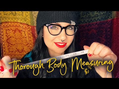ASMR MEASURING YOU FULL BODY • Writing Sounds & Personal Attention