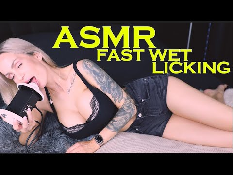 ASMR Wet fast aggressive Ear Eating & Licking - Intense Mouth Sounds to relax