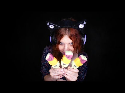 ASMR | Licking Fruity Ice Popsicles | Pirulo Frutti (No Talking) | Eating Sounds
