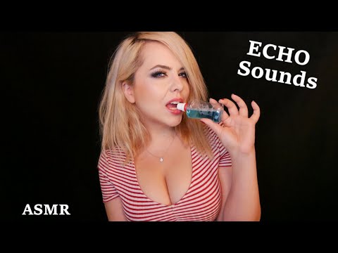ECHO ASMR/ Cave Effect (Water sounds, Finger Fluttering)💦3dio