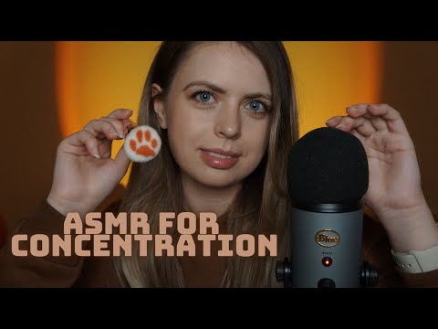 [ASMR 2 HOURS] ✍️ Background ASMR for studying, working and concentration | Mic scratching, brushing