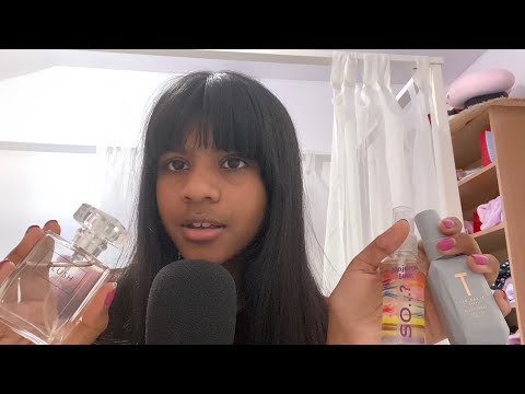 ASMR perfume collection/unboxing