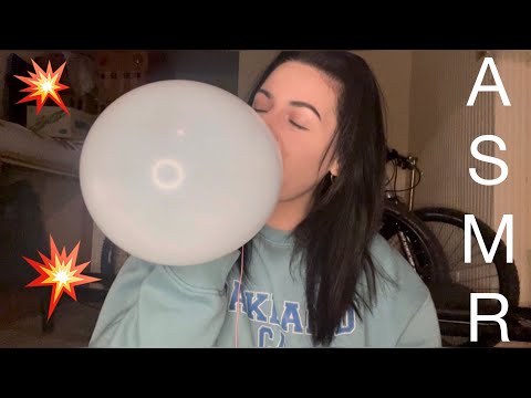 ASMR REQUEST | Blowing Up & Popping Balloons + Smoking! 🎈🎈🎈