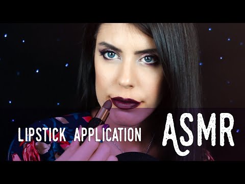 ASMR ita - 💋 LIPSTICK APPLICATION · Mouth Sounds (Whispering)