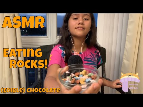 ASMR Eating Rocks | Crunchy Sounds (Edible)
