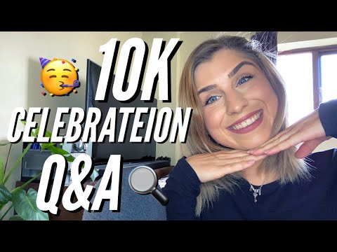 ASMR | 10K Celebration, chatty Q&A, with triggers! 🥳