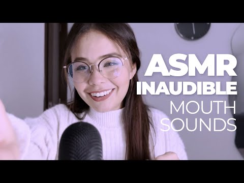 ASMR | Inaudible + mouth sounds super relajante