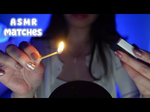 ASMR | Lighting up matches | No Talking
