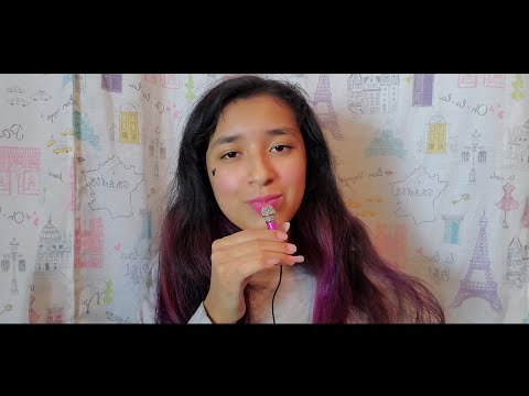 ASMR Mouth Sounds brushing and Tapping on camera