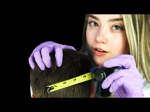 ASMR MEN'S Doctor Exam & SCALP Check Roleplay On REAL Person!
