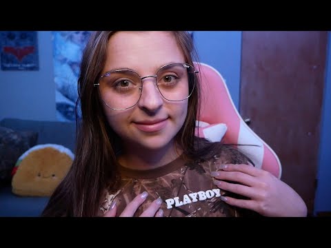 ASMR ~ Clothing Scratching, Nail Clicking, & Button Fly Sounds