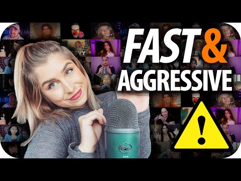 ASMR | Fast & Aggressive Unpredictable Triggers With Friends 🤠