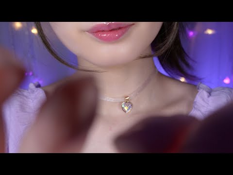 ASMR Tapping Your Face🙌 (close whispers, face touching)