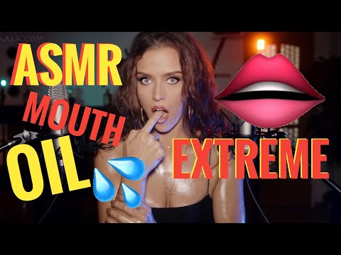 ASMR Oil Massage And Mouth Sounds!
