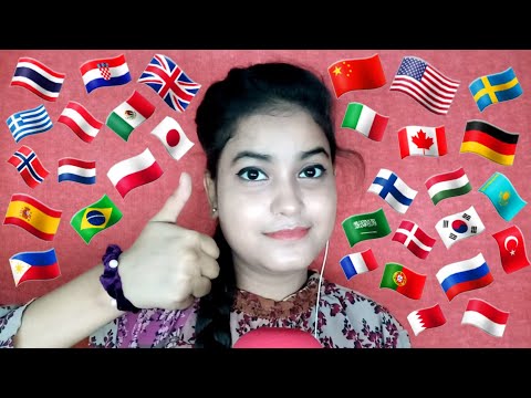 ASMR in 30+ Different Languages With Mouth Sounds