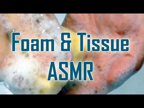 Foam and Tissue Sounds ASMR No Talking Sounds for Sleep