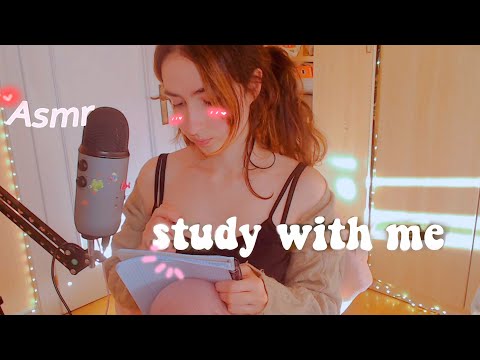 ASMR Compañía mientras estudias ✍️ study with me