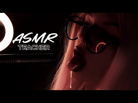ASMR LICKING 3DIO (TEACHER | 3 MICRO) | TRIGGERS, KISSES, MOUTH SOUNDS, SPIT LICKING | АСМР | #asmr