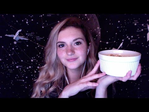 LIVE ASMR - Reading Scary Stories & Eating Popcorn // Whisper Chat