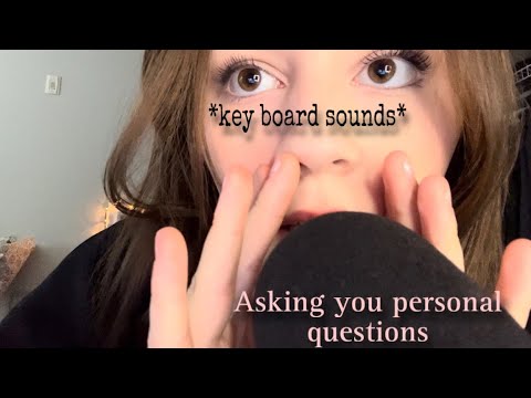 Asking you very personal questions ASMR🫶