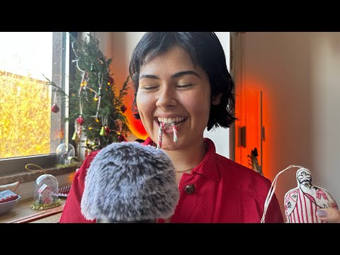 ASMR | For all the Christmas feels!🎄🌟(positive affirmations, whispers, fast & slow tapping)