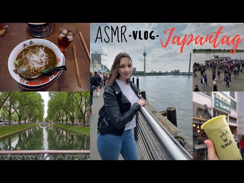ASMR Flüster Vlog 🇯🇵 | Follow me around in Düsseldorf [german/deutsch]