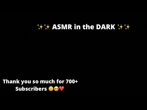 ASMR | in the dark - guess that ASMR sound