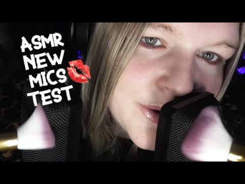 ASMR | New Microphones Test, Tingly Triggers 🎤 Mouth Sounds, Close Up.