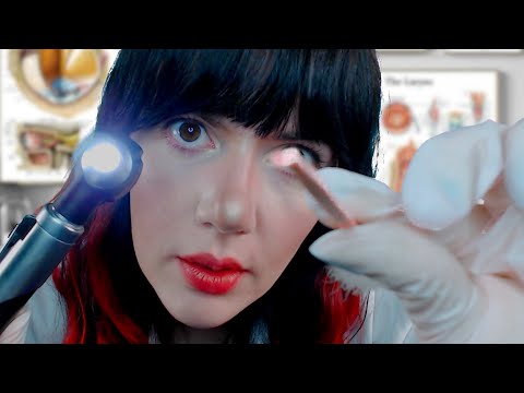 [ASMR] Doctor Ear Exam and Ear Cleaning (Ear Picks, Otoscope, Latex Gloves)