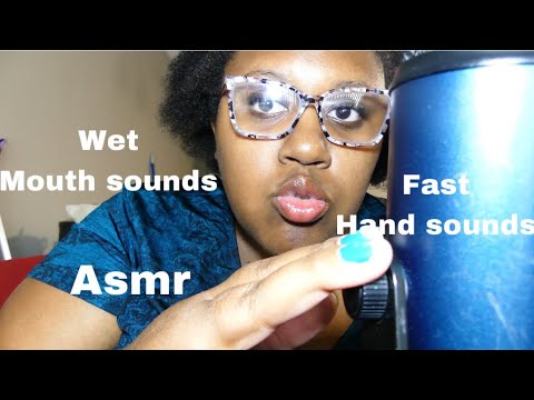 ASMR *wet mouth sounds & hand sounds | Janay D ASMR #janaydasmr #eatingsounds
