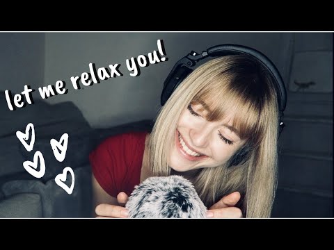 ASMR I Stroking Your Fluffy Ears & Subtle Hand Movements  + Mouth Sounds❤️