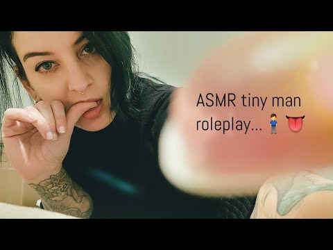 ASMR POV: I find a dirty tiny man (you) in my bed 🫣 👅