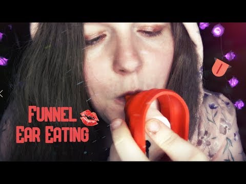 ASMR INTENSE Mouth Sounds W/ Brushing | Funnel Ear Eating👅 Tingly.
